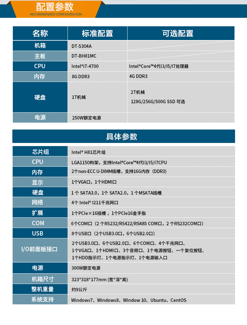 東田酷睿4代壁掛式工控機(jī),多串口工業(yè)電腦,DT-5304-GH81MC.jpg